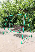 Качели садовые, лавка на цепях., фото 4