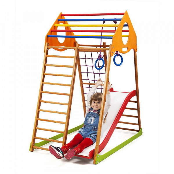 Дитячий спортивний комплекс для будинку KindWood Plus 1 SportBaby