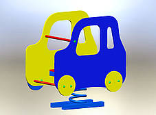 Качели на пружине Машинка, фото 2