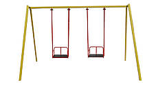 Гойдалки на підшипниках,двомісні, для всієї сім'ї., фото 3