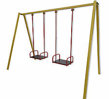 Гойдалки на підшипниках,двомісні, для всієї сім'ї., фото 2