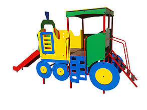 Дитяча гірка для вулиці Паровоз, фото 1