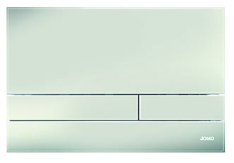 Дзеркало графіт - глянцева скляна кнопка змиву серії Exclusive для інсталяцій Werit