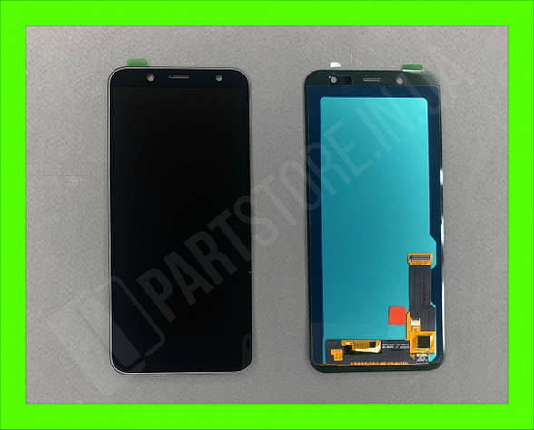 Дисплей модуль Samsung SM A600 OLED A6 Black 2018, фото 2