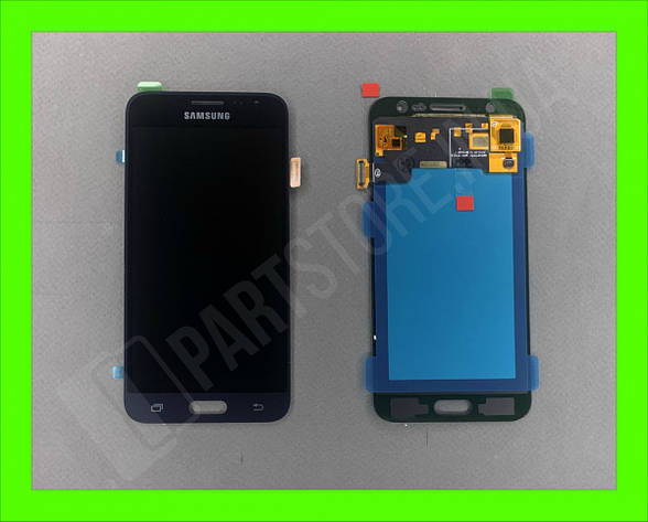 Дисплей модуль Samsung SM J320 OLED J3 Black 2016, фото 2