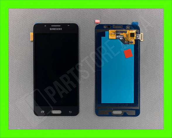 Дисплей модуль Samsung SM J510 OLED J5 Black 2016, фото 2