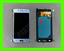 Дисплей модуль Samsung SM J530 OLED J5 Silver 2017
