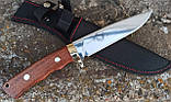 Ніж екскладний Finland, фултанг 7Cr13MoV, дерево\латунь,, фото 2