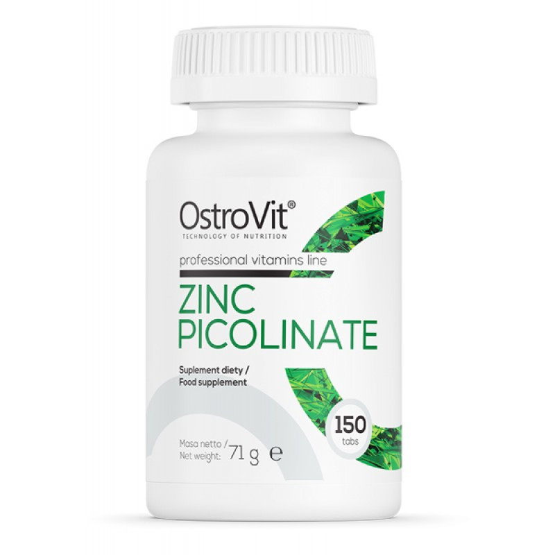 Мінерал Цинк Піколінат Ostrovit Zinc Picolinate 150 таб Польща