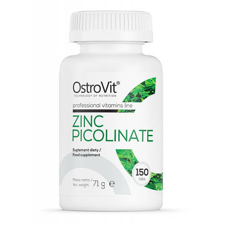 Мінерал Цинк Піколінат Ostrovit Zinc Picolinate 150 таб Польща, фото 1