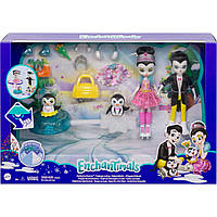 Ігровий набір Enchantimals Пінгвіни-фігурісти GJX49