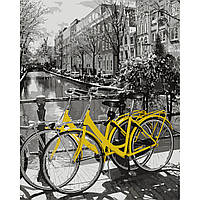 Набор, картина по номерам "Прогулка на велосипеде", 40*50 см., SANTI