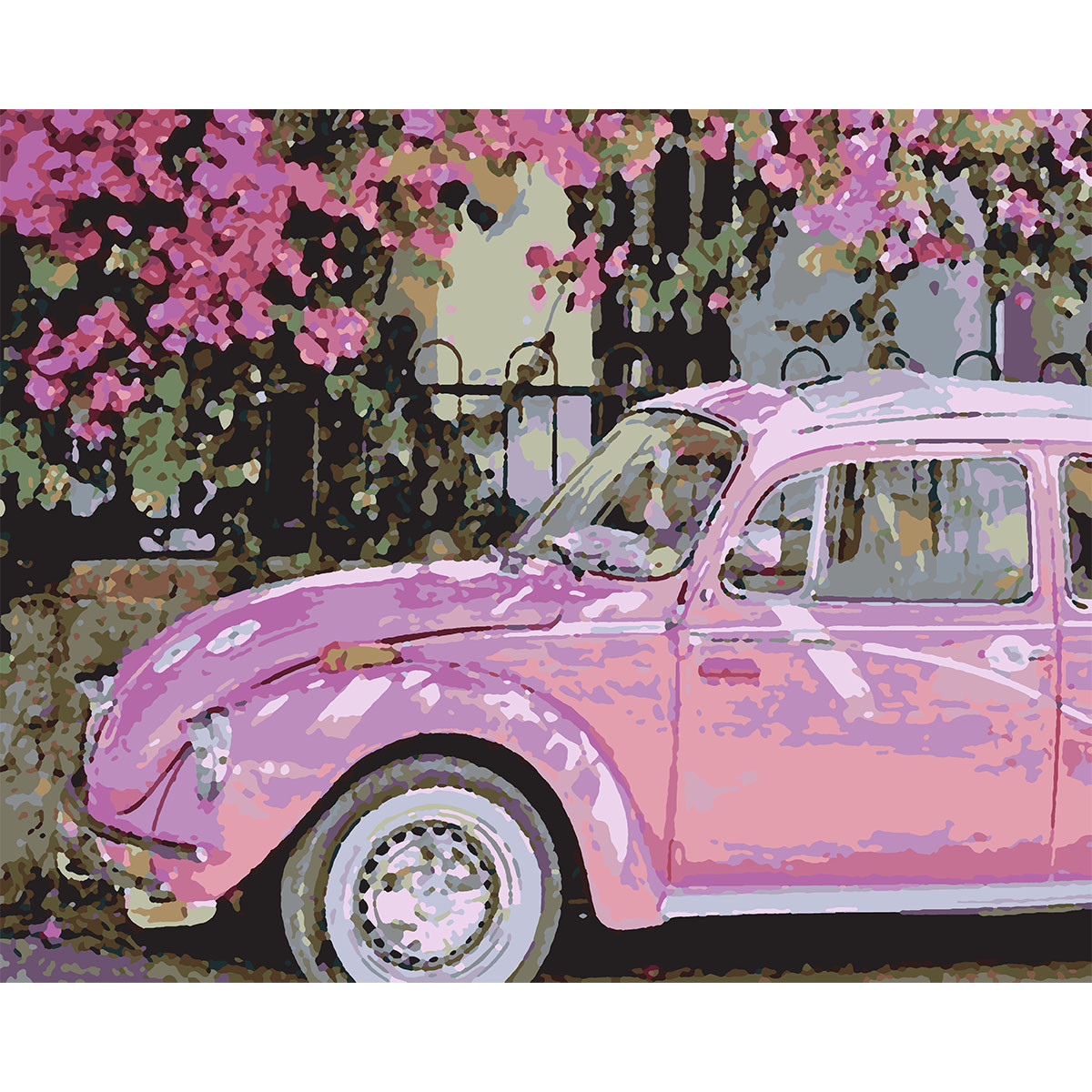 Набір, картина за номерами "Кольори весни", 40*50 см, SANTI