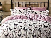 Комплект постельного белья Maison D'or Butterfly Valley Darc Lilac сатин 220-200 см лиловый