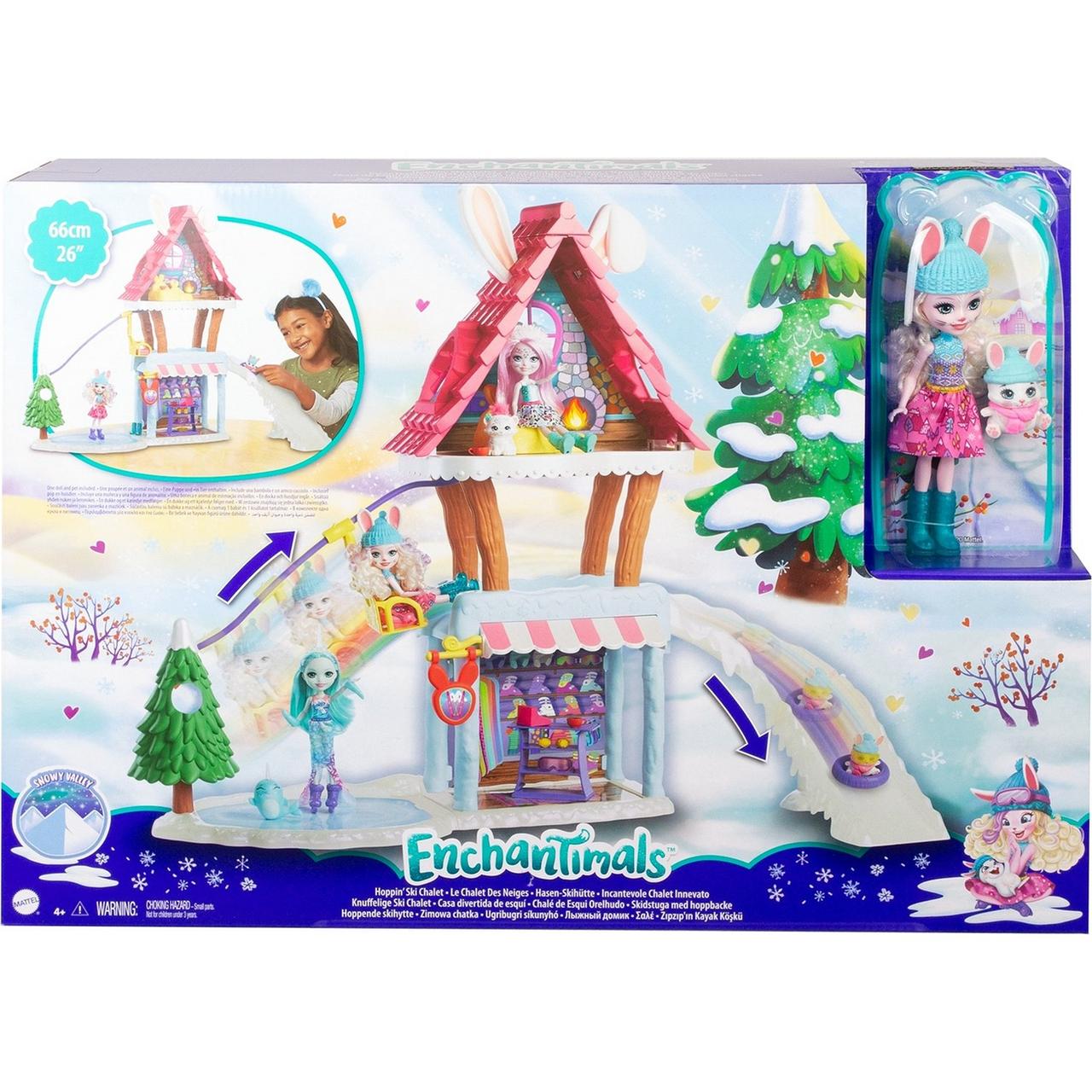 Ігровий набір Снігова долина Шале Кролика Беві у горах Enchantimals GJX50