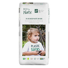 Органічні памперси Naty 4+ (9-20 кг), 42 шт.