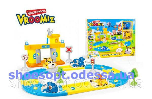 Трек паркінг — гараж Vroomiz Вруміз із 2 машинками, фото 1