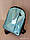 Рюкзак жіночий голографічний блакитний, фото 3