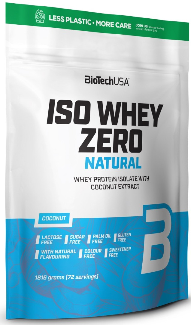 Протеїн Iso Whey Zero Natural BioTech 1.8 кг