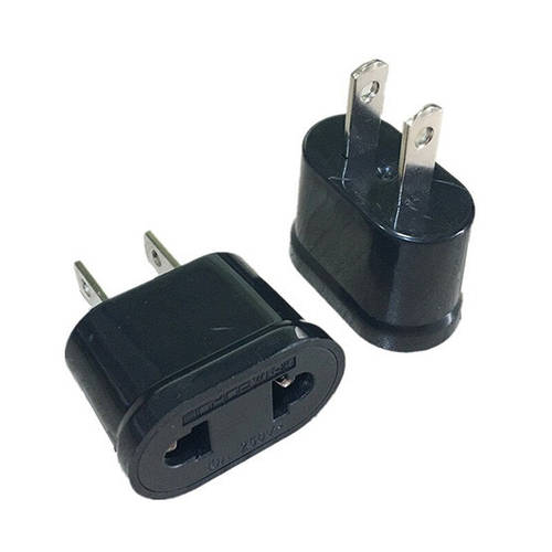 Переходник сетевой универсальный под Американскую розетку черный, цена ...