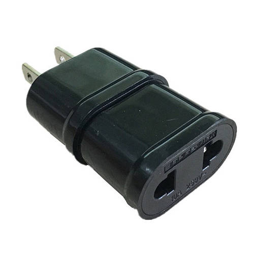 Переходник сетевой универсальный под Американскую розетку черный, цена ...