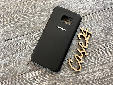 Чохол Soft touch для Samsung Galaxy S7 (8 кольорів) Чорний