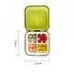 Кишенькова таблетница Pocket Pill Case Mini Помаранчевий для розподілу ліків і вітамінів 4 відсіку  (ZVR), фото 3