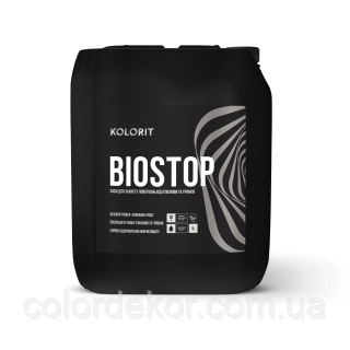 Средство против плесени и грибков Kolorit Kolorit Biostop 5 л - фото 1 - id-p1307554034