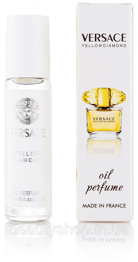 Жіночі масляні парфуми Versace Yellow Diamond 10 мл, стійкі, свіжі, солодкі, парфум, туалетна вода