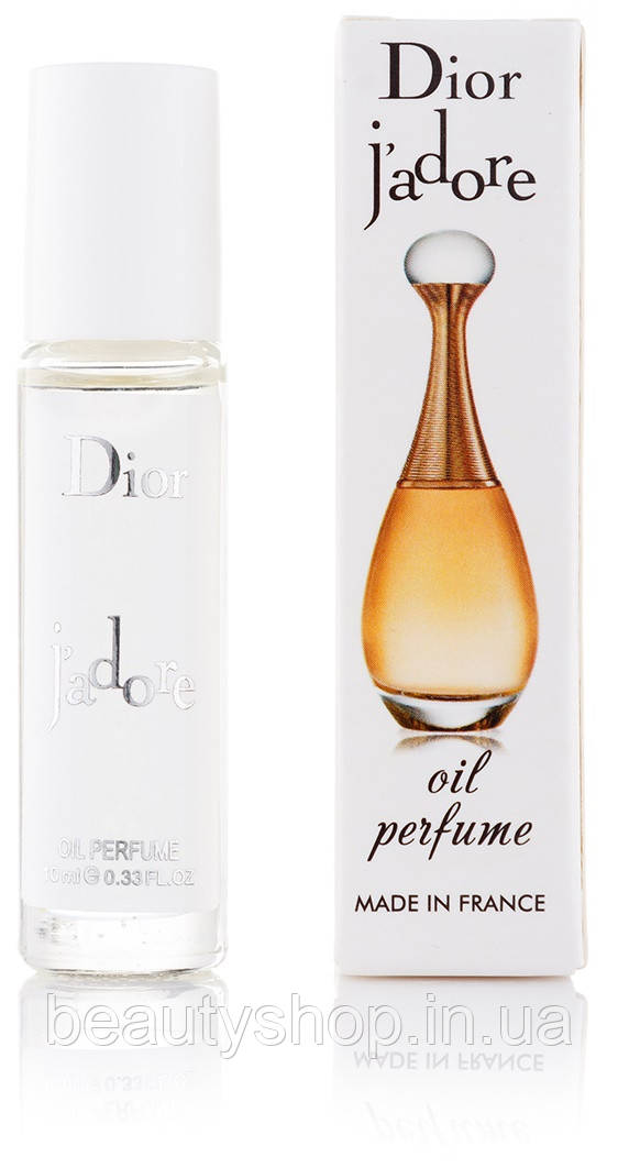 Жіночі масляні духи Dior Jadore 10 ml, стійкі, свіжі, солодкі, парфум, туалетна вода, Діор