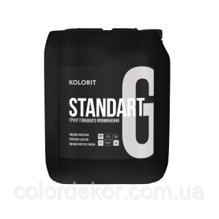 Зміцнювальний ґрунт концентрат 1:1 Kolorit Standart Grunt 10 л