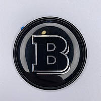 Эмблема на капот Mercedes Мерседес Brabus 57 мм