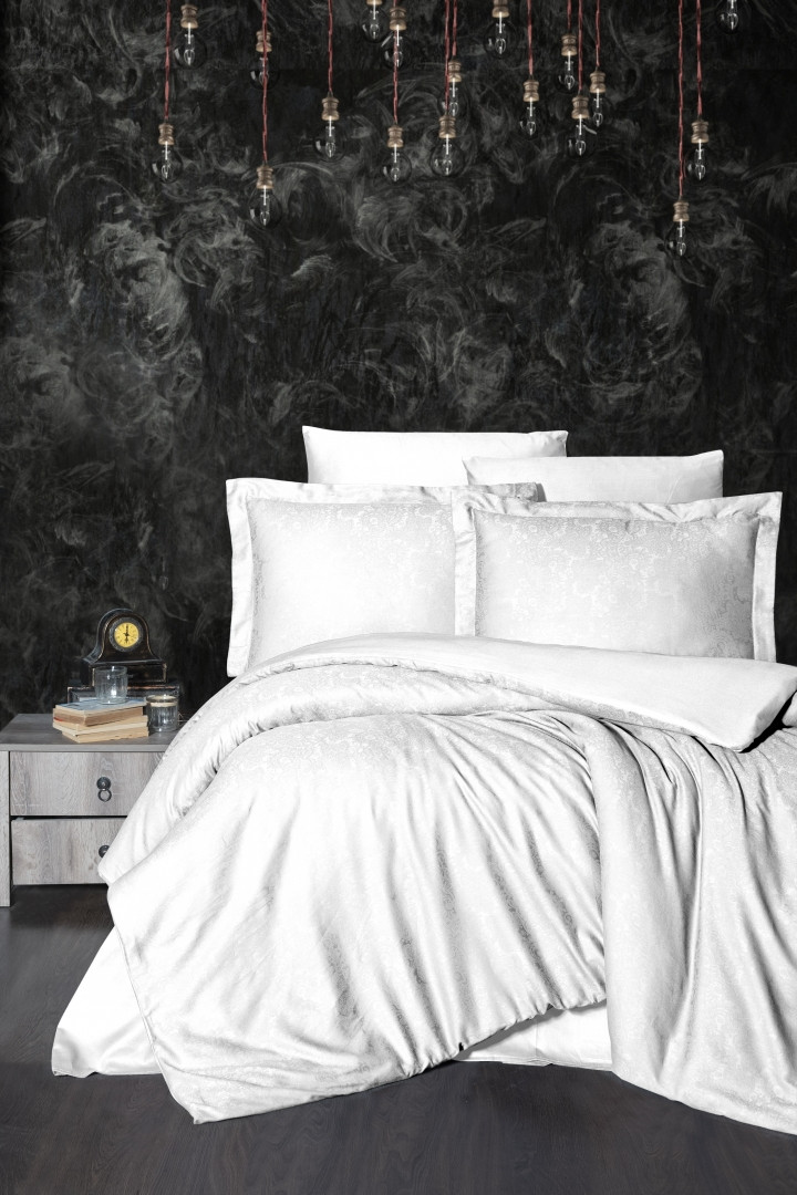 Постільна Білизна First Choice Jacquard Satin Herra Pudra