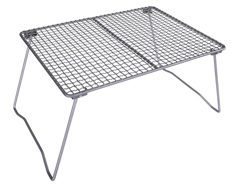 Решітка титанова гриль з ніжками для барбекю прямокутна Boundless Voyage 330 х 245 мм, фото 1
