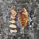 Решітка титанова гриль з ніжками для барбекю прямокутна Boundless Voyage 330 х 245 мм, фото 3