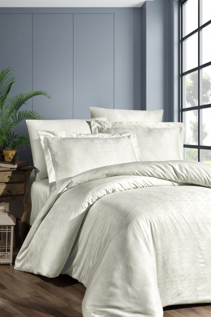 Постільна Білизна First Choice Jacquard Satin Herra Pudra