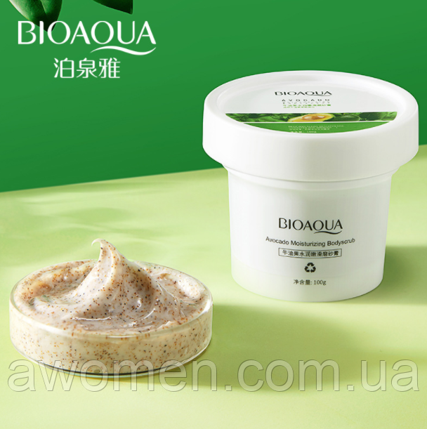 Скраб пілінг для тіла Bioaqua Body Scrab з авокадо 100 g