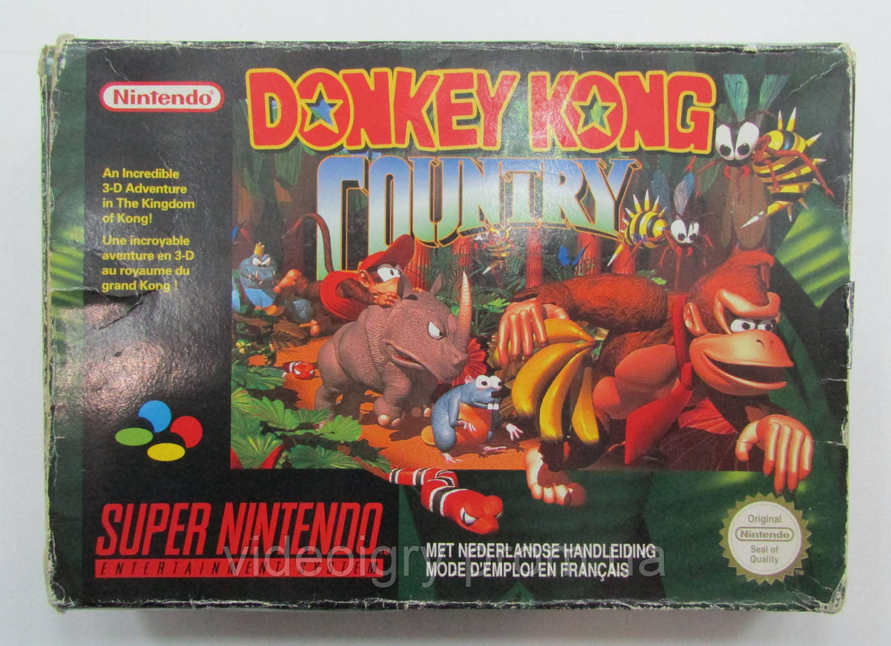 Donkey Kong Country Super Nintendo SNES PAL(EUR)  європейська версія