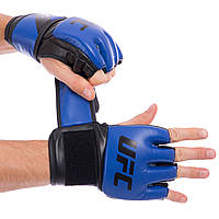 Перчатки для MMA р-р S/M 5oz синие PU UFC Contender UHK-69141: Gsport