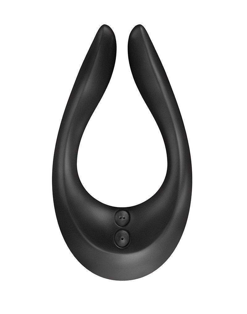 Вібратор для пар Satisfyer Endless Joy Black, 3 незалежні мотори, багатофункціональний Feromon