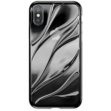 Чохол Baseus для Apple iPhone X Baseus Water Modelling, Чорний (WIAPIPHX-SH01)