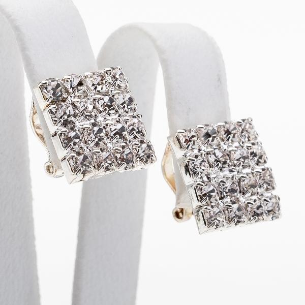 Сережки Кліпси Титана, фото 1