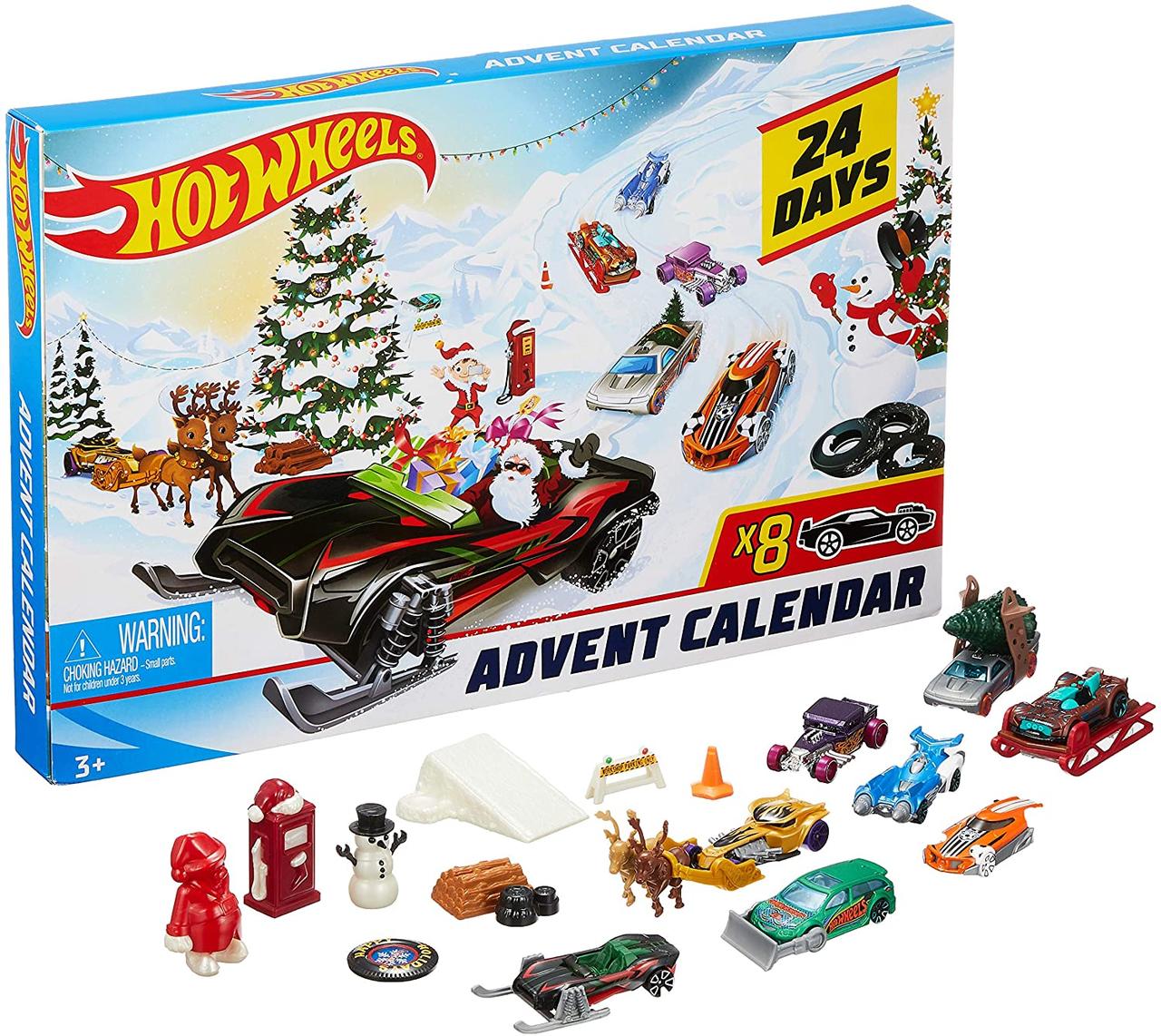 Набір Гот Вілс Різдвяний календар Hot Wheels Advent Calendar
