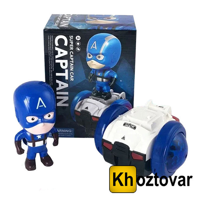 Інтерактивна дитяча машинка з музикою і світлом Super Captain Car