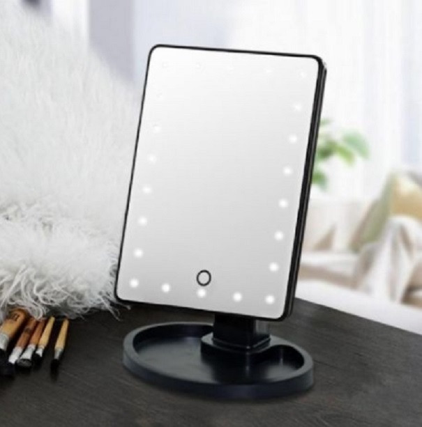 Космічне насточне дзеркало для макіяжу з LED підсвічуванням Large Mirror