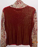Святкова кофточка з червоного велюру з золоыім напиленням Tween, фото 3
