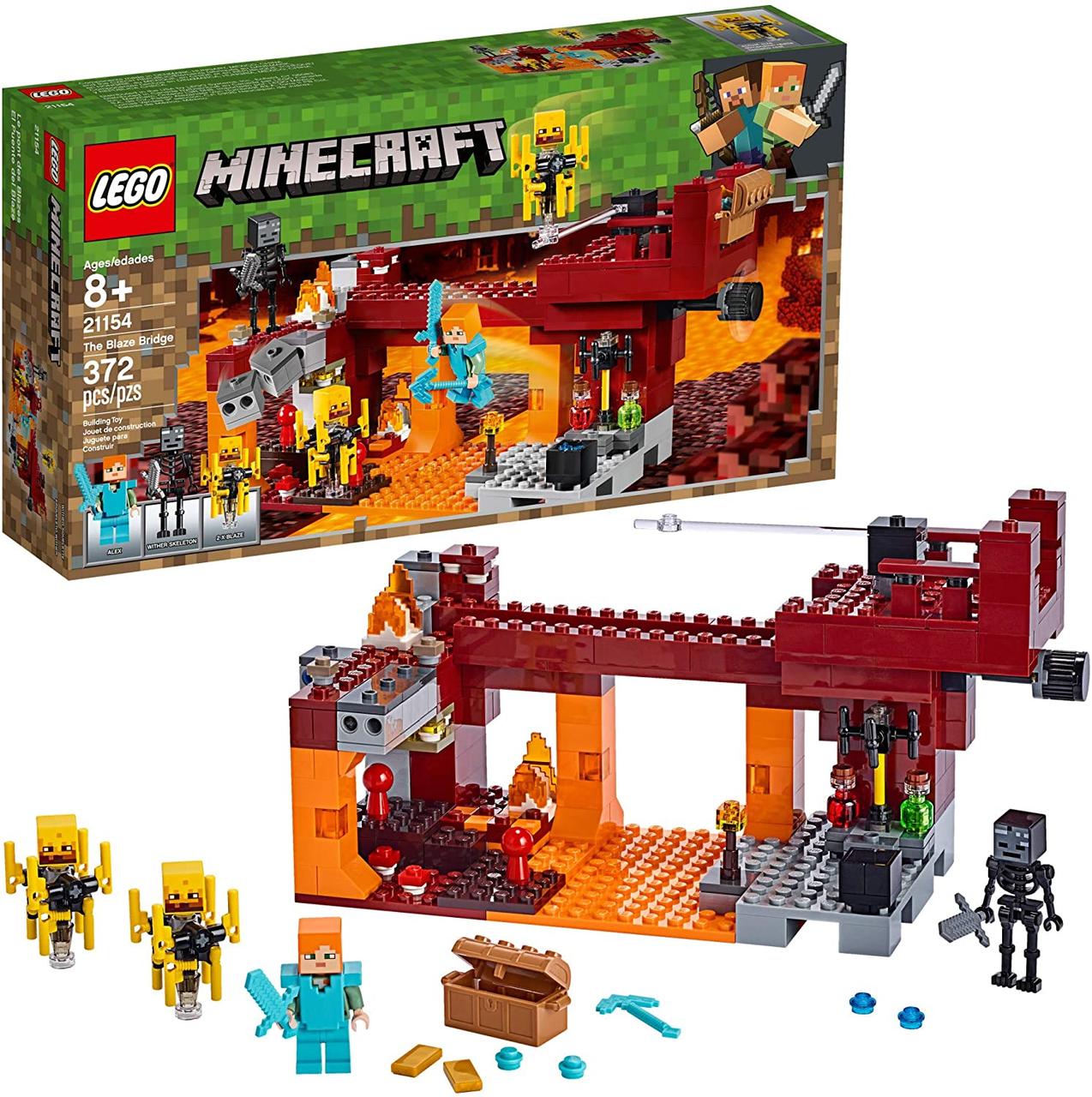Конструктор LEGO Minecraft Міст Іфрита 21154 LEGO Minecraft The Blaze Bridge