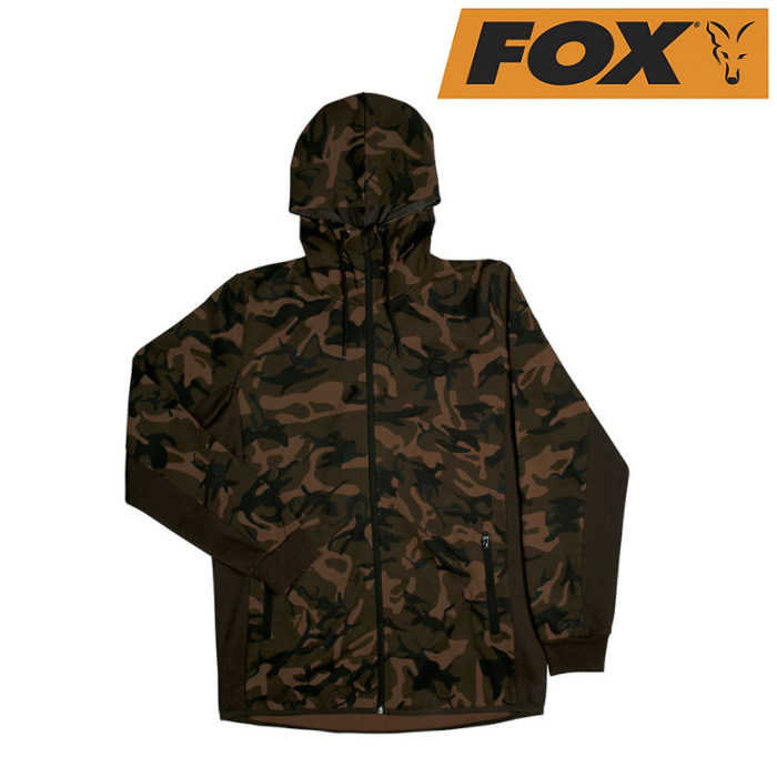 Fox Chunk Camo Dark Khaki Track Hoodie ID