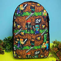 Портфель дитячий рюкзак для хлопчика Майнкрафт (дитячий рюкзак Minecraft) в садок і в школу