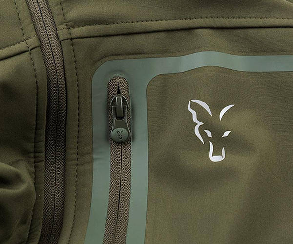 Fox Collection Green Silver Shell Hoodie 1307757715